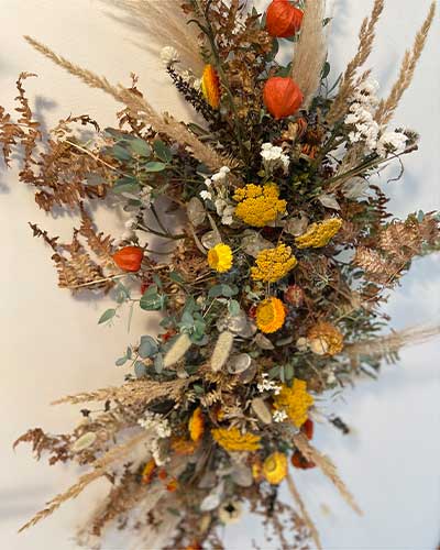 Workshop: Trockenblumen- Wolke oder -Wandbehang