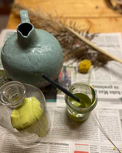 Workshop: Upcycling von Gefäßen mit floraler Füllung